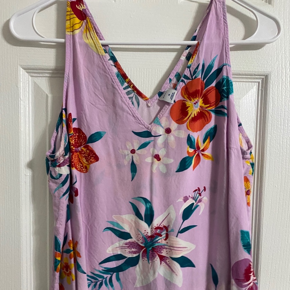 Pink floral top